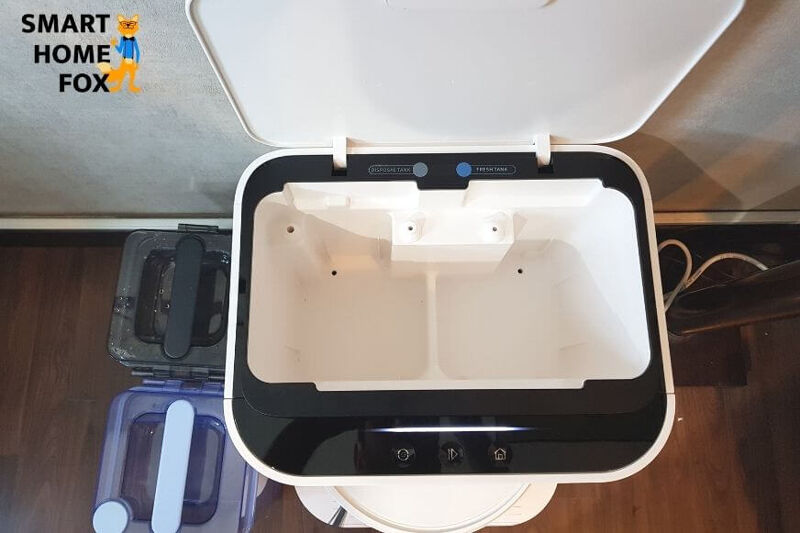 Крупный план внутреннего устройства Yeedi Mop Station